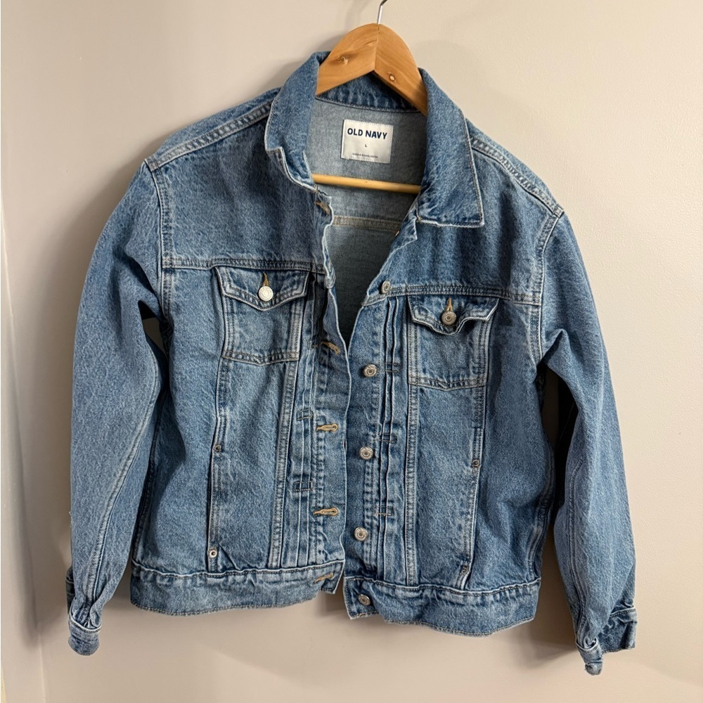 Old Navy Relaxed Classic Denim Jacket – Women’s Large